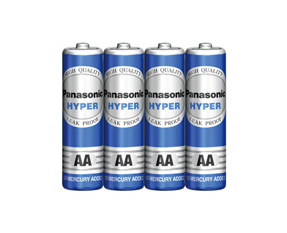 Hyper Manganese AA-Size Battery R6UT/4S